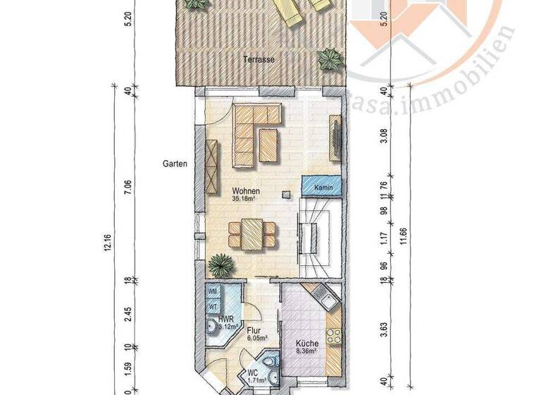 Doppelhaushälfte zum Kauf 279.000 € 5 Zimmer 123,4 m² 328 m² Grundstück frei ab sofort Ferdinand-Lentjes-Straße 6 Wellen Hohe Börde 39167