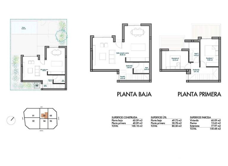 Haus zum Kauf 348.900 € 3 Zimmer 100 m² 150 m² Grundstück Nebulosa Solar Torre - Pacheco 30709