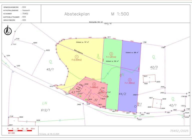Grundstück zum Kauf 868 m² Grundstück Lind Villach 9500