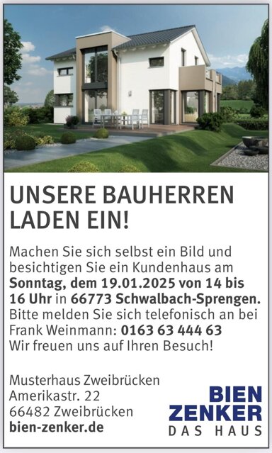 Einfamilienhaus zum Kauf 424.000 € 5 Zimmer 122 m² 521 m² Grundstück Schönau Schönau (Pfalz) 66996