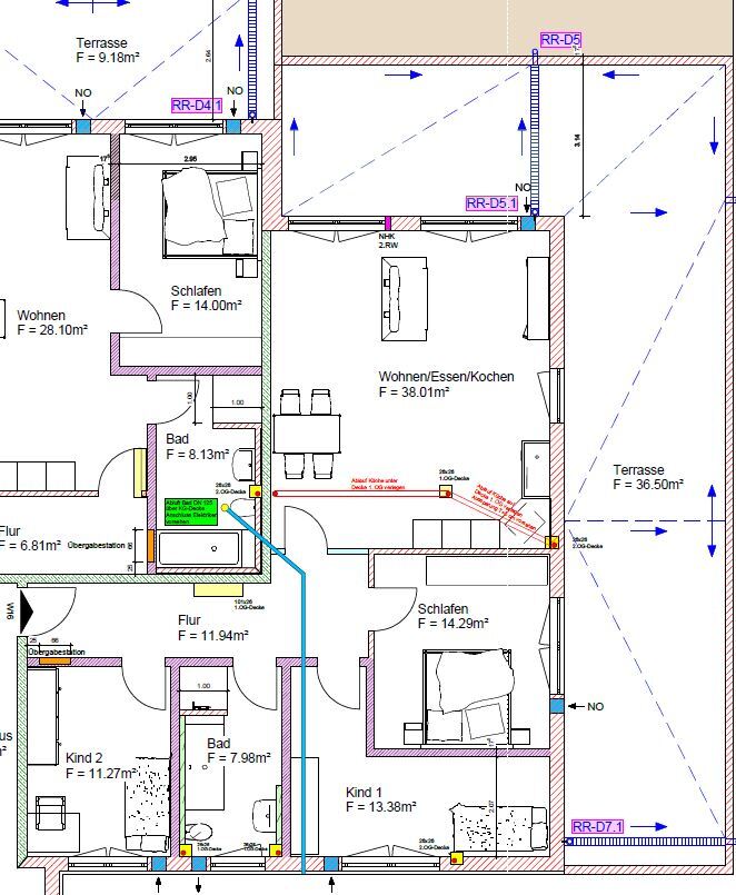 Wohnung zur Miete 1.200 € 4 Zimmer 133,4 m²<br/>Wohnfläche ab sofort<br/>Verfügbarkeit Großköllnbach Pilsting 94431