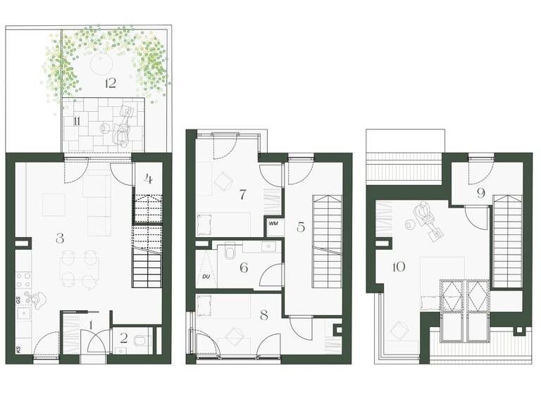 Reihenmittelhaus zum Kauf - Erstbezug 580.000 € 4 Zimmer 96,6 m² Klugargasse 12 Wien 1230
