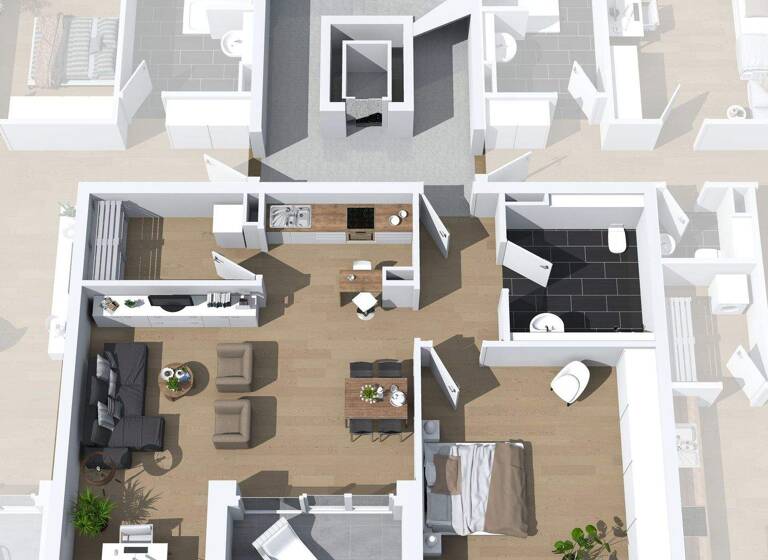 Wohnung zum Kauf provisionsfrei 294.500 € 2 Zimmer 74,7 m² 2. Geschoss Bürgerfelde Oldenburg 26127