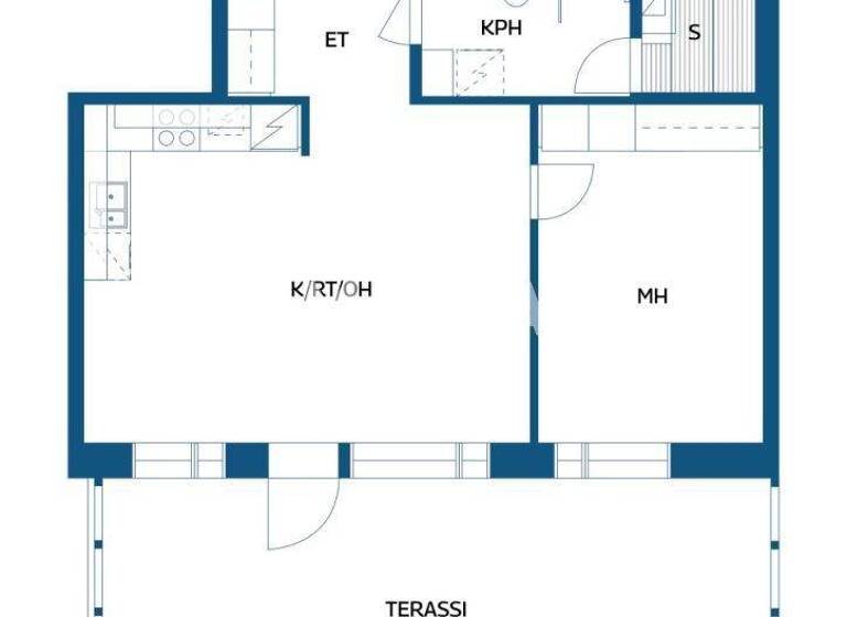 Studio zum Kauf 139.000 € 2 Zimmer 51,5 m² 1. Geschoss Tutkijankatu 2 Tampere 33720