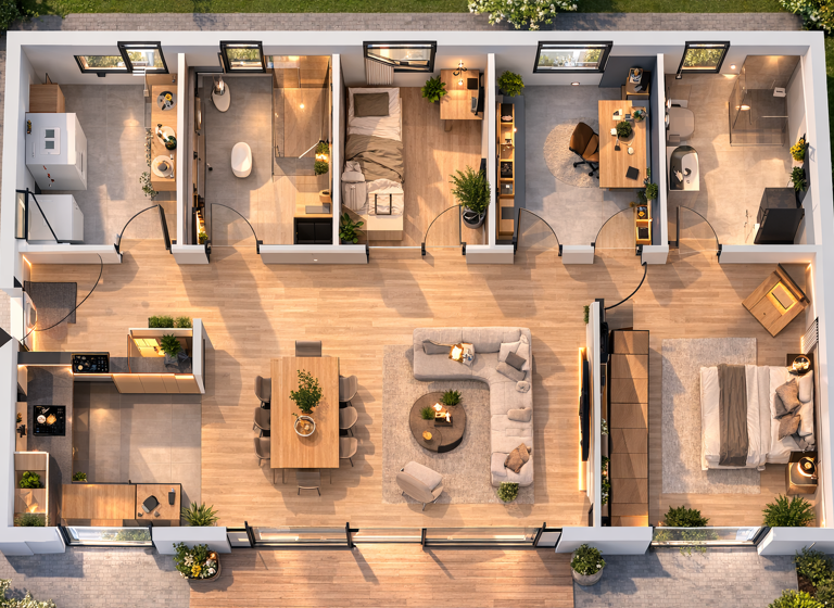 Bungalow zum Kauf provisionsfrei 486.400 € 4 Zimmer 101 m² 695 m² Grundstück Remagen 53424