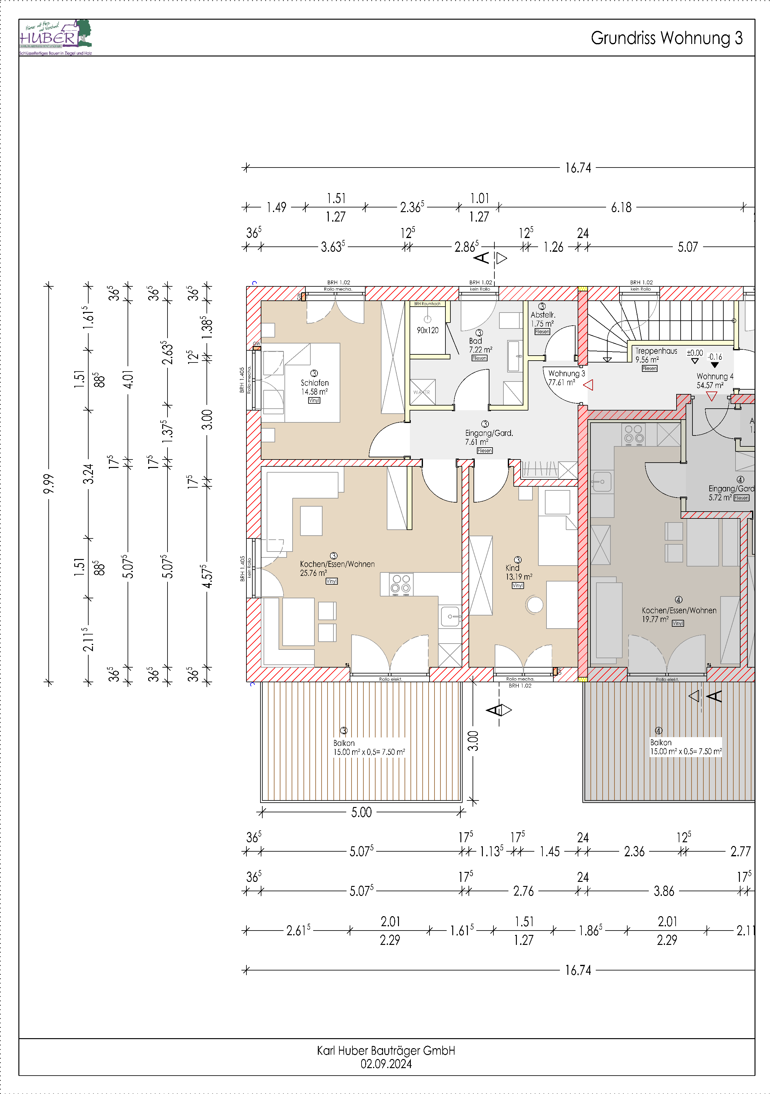 Wohnung zum Kauf 298.454 € 3,5 Zimmer 77,6 m²<br/>Wohnfläche 1.<br/>Geschoss Tann Tann 84367