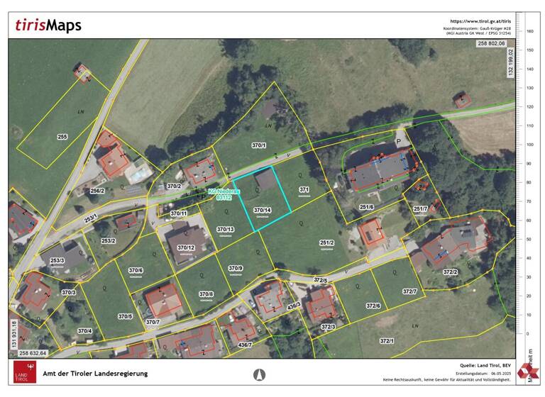 Grundstück zum Kauf 494.400 € 618 m² Grundstück Niederau 6314