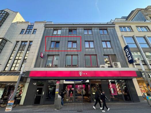 Wohnung zur Miete 640 € 2 Zimmer 62,5 m² Geschoss 2/4 frei ab sofort Kortumstr. 76 Innenstadt Bochum 44787