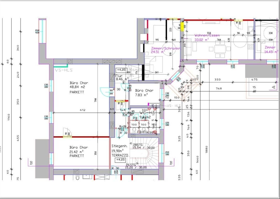 Bürofläche zur Miete 617 € 2,5 Zimmer 96 m²<br/>Bürofläche Donawitz 8700