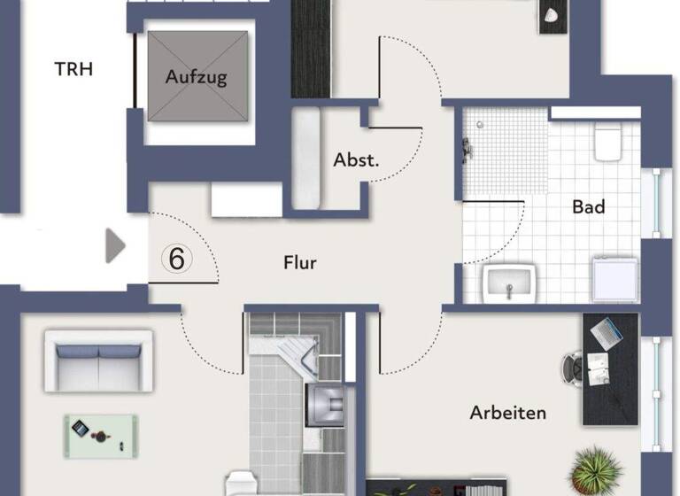 Wohnung zum Kauf 265.800 € 3 Zimmer 66,6 m² Hörstel 48477
