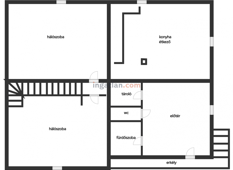 Einfamilienhaus zum Kauf provisionsfrei 222.900 € 3 Zimmer 135 m² 2.414 m² Grundstück frei ab sofort Cserszegtomaj 8710