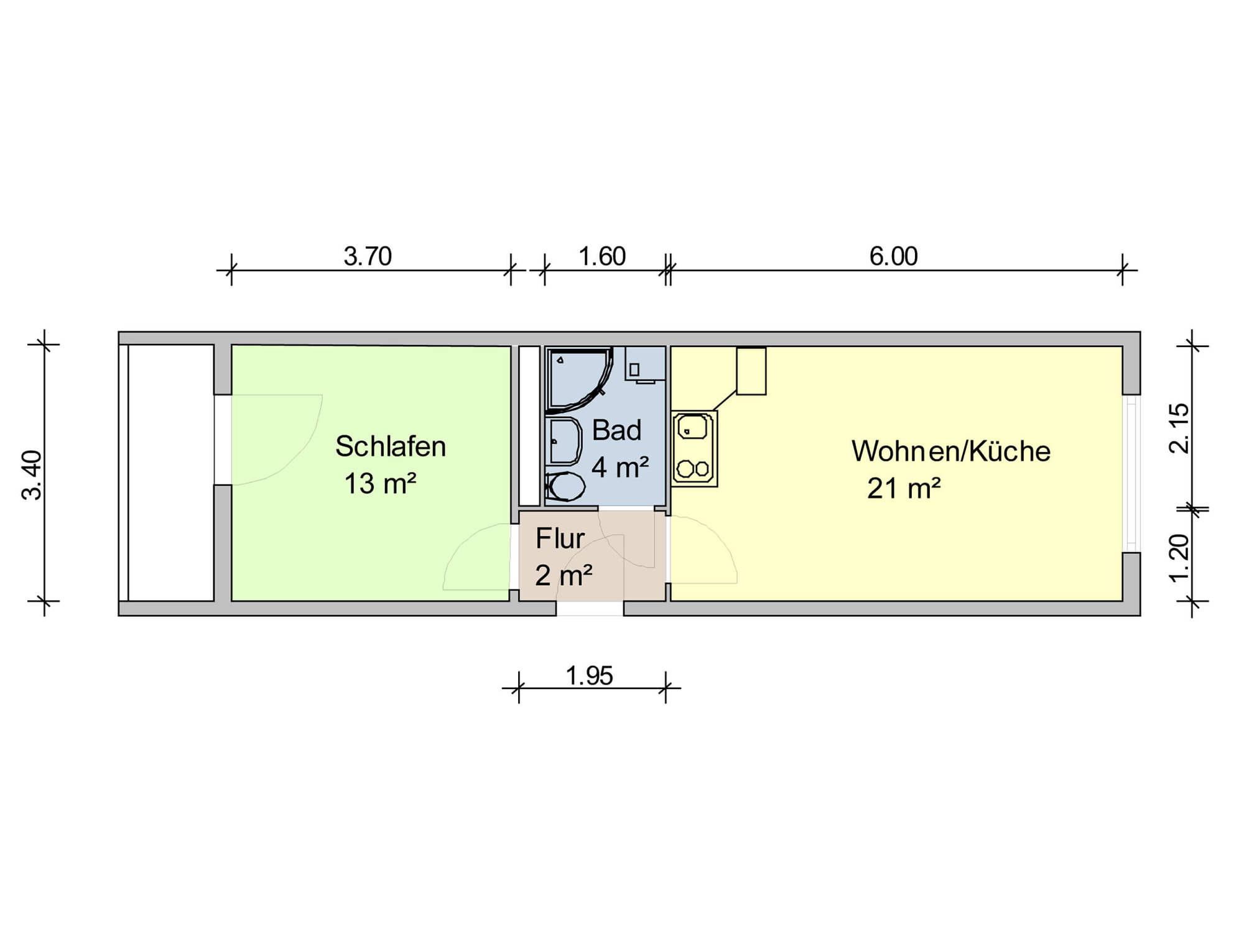 Wohnung zur Miete 255 € 2 Zimmer 41 m²<br/>Wohnfläche EG<br/>Geschoss 31.01.2025<br/>Verfügbarkeit Salutstraße 33 Eckersbach 251 Zwickau 08066