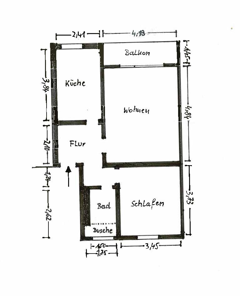 Wohnung zum Kauf provisionsfrei 151.000 € 2 Zimmer 56 m²<br/>Wohnfläche Ilmenaustraße Rothenburg Braunschweig 38120