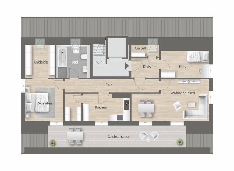 Penthouse zum Kauf provisionsfrei 670.000 € 4 Zimmer 103,3 m²<br/>Wohnfläche 2.<br/>Geschoss Bubenreuth 91088