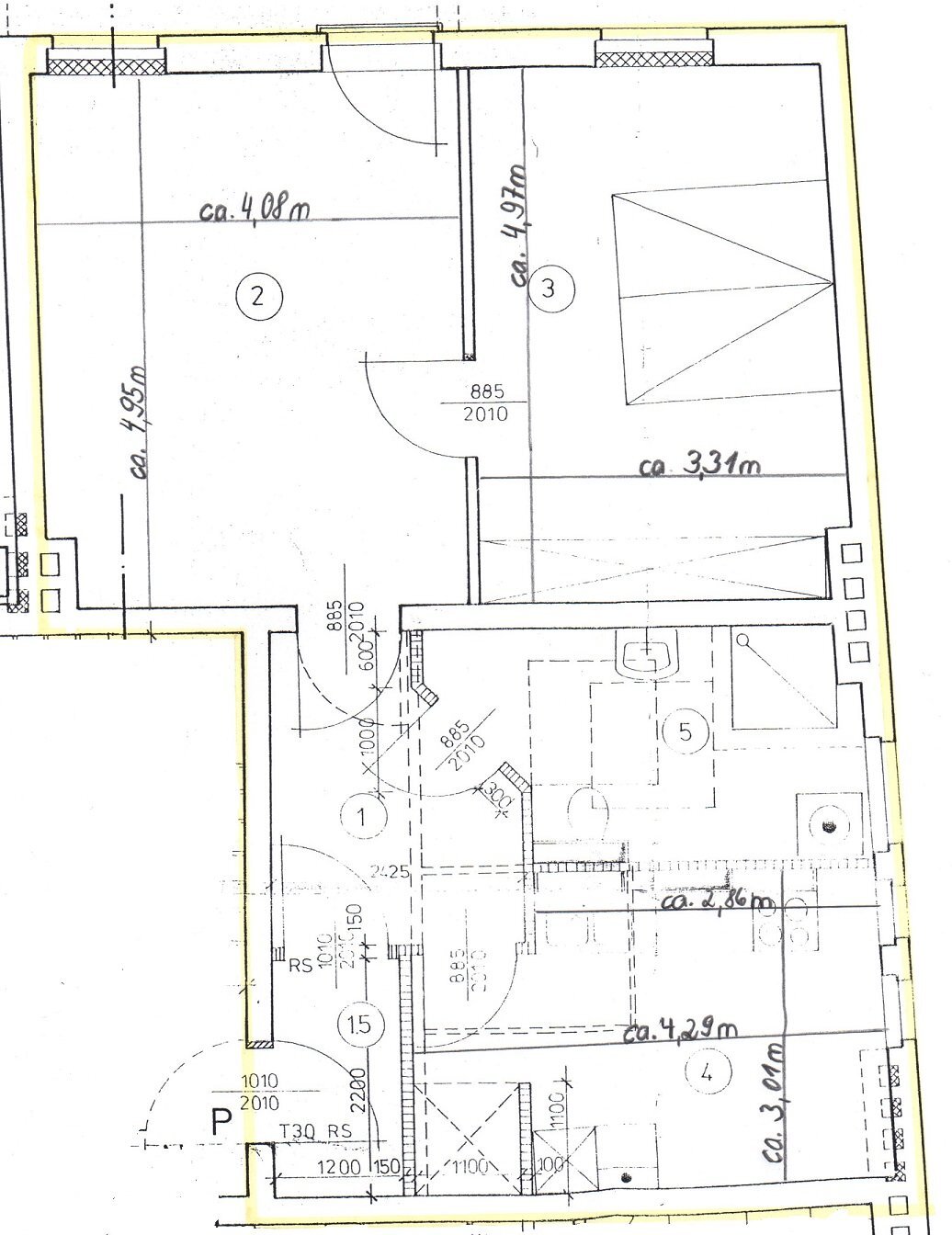 Studio zur Miete 569 € 2 Zimmer 69,7 m²<br/>Wohnfläche 3.<br/>Geschoss Triebseer Vorstadt Stralsund 18437