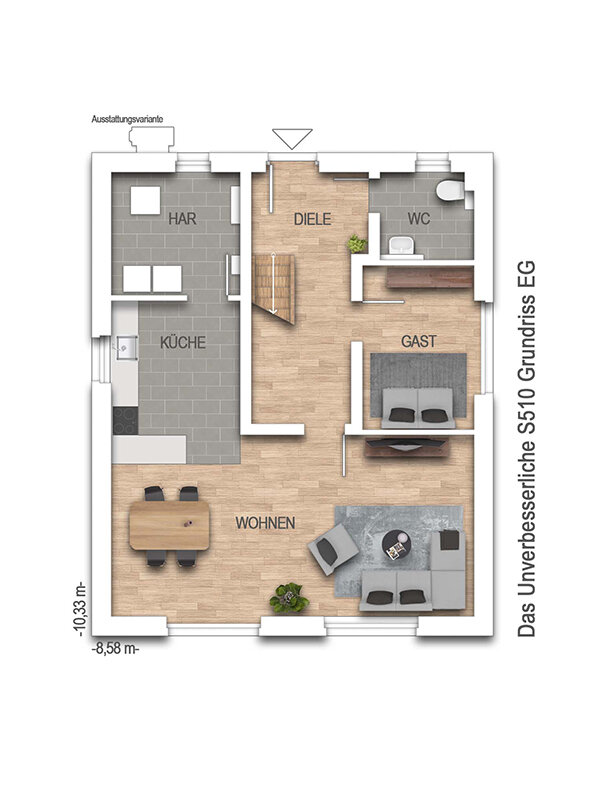 Einfamilienhaus zum Kauf provisionsfrei 264.979 € 5 Zimmer 116,6 m²<br/>Wohnfläche 500 m²<br/>Grundstück Spenge Spenge 32139