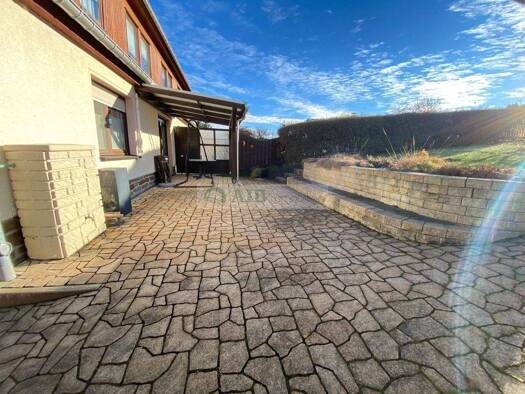 Doppelhaushälfte zum Kauf 210.000 € 3 Zimmer 100 m² 566 m² Grundstück Zöblitz Marienberg 09496