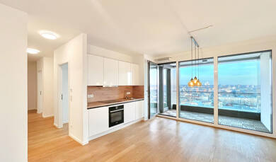Wohnung zur Miete 2.050 € 3 Zimmer 75,2 m² 16. Geschoss Niedernhausener Straße 13 Gallus Frankfurt am Main 60326