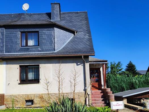 Doppelhaushälfte zum Kauf 140.000 € 3 Zimmer 70 m² 480 m² Grundstück frei ab sofort Grünstädtel Schwarzenberg/Erzgeb. 08340