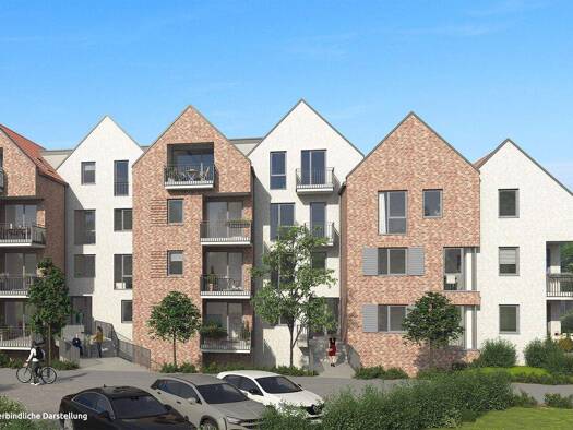 Wohnung zum Kauf - Erstbezug provisionsfrei 363.000 € 2 Zimmer 61,3 m² 3. Geschoss Am krummen Deich 1b Winsen Winsen (Luhe) 21423