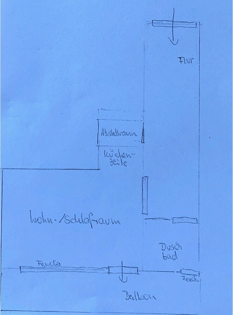 Wohnung zur Miete 400 € 1,5 Zimmer 35 m²<br/>Wohnfläche 2.<br/>Geschoss 01.01.2025<br/>Verfügbarkeit Gladbecker Straße 244 Altenessen-Süd Essen 45326