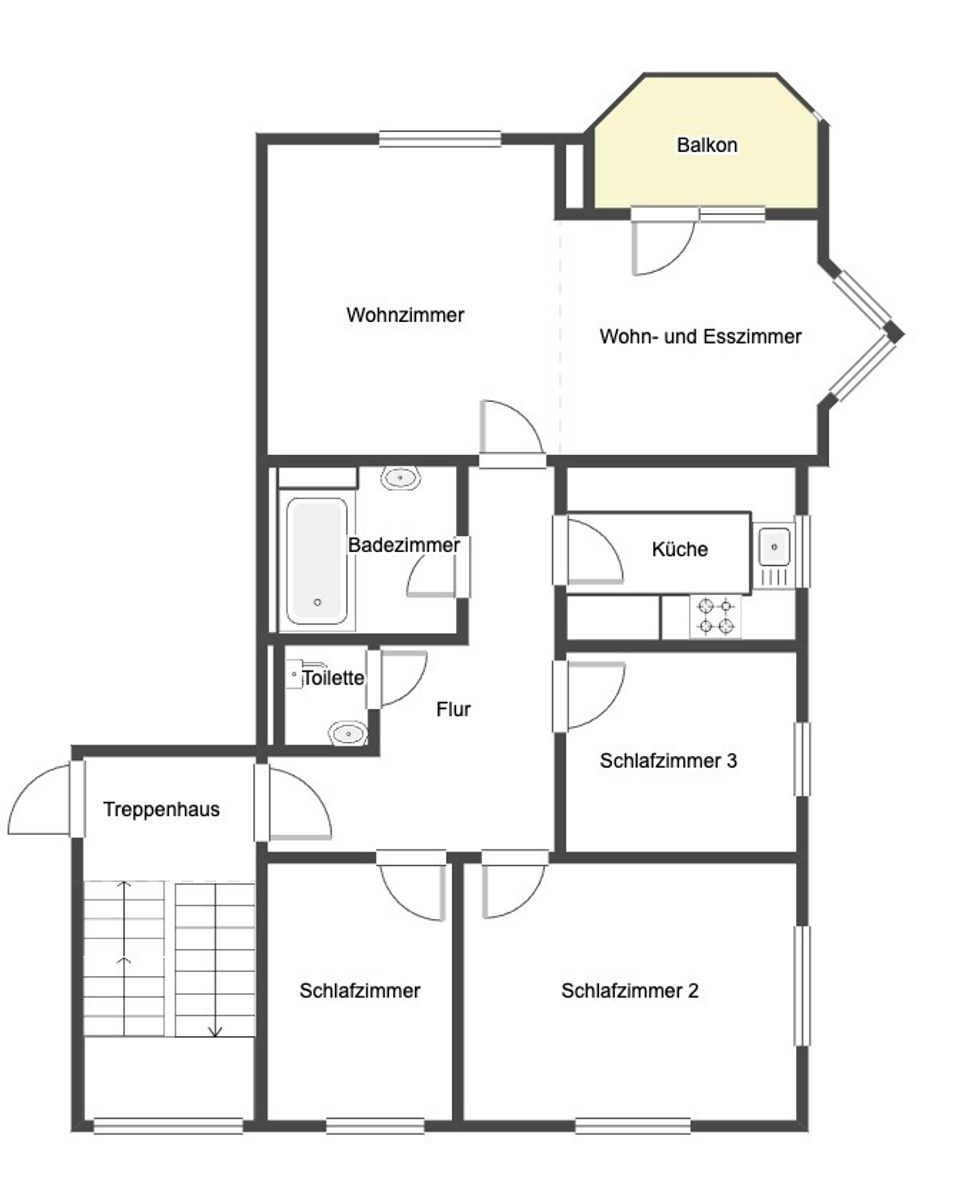 Wohnung zum Kauf 289.000 € 4 Zimmer 79,4 m²<br/>Wohnfläche 1.<br/>Geschoss Winterbach Winterbach 73650