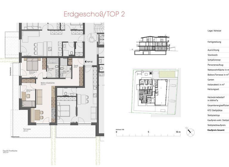 Wohnung zum Kauf - Erstbezug 678.600 € 3 Zimmer 65 m² EG Kirchdorf in Tirol 6382