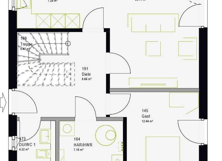 Einfamilienhaus zum Kauf - Erstbezug provisionsfrei 303.245 € 4 Zimmer 132 m² 640 m² Grundstück Niederfellendorf Wiesenttal 91346