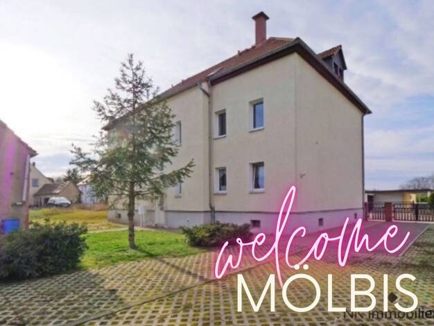 Wohnung zur Miete 650 € 6 Zimmer 100 m² Dachgeschoss, 3. Geschoss Mölbiser Hauptstr. 22 Mölbis Rötha 04571