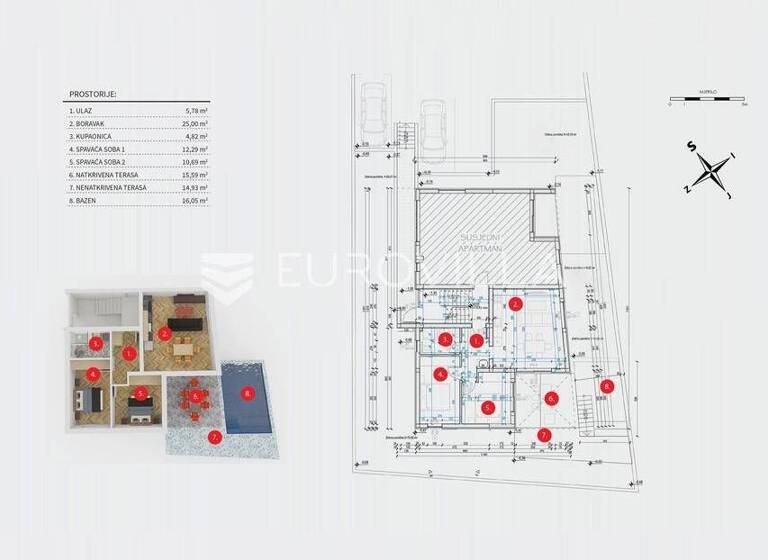 Wohnung zum Kauf 277.000 € 2 Zimmer 90 m² Vodice Vodice