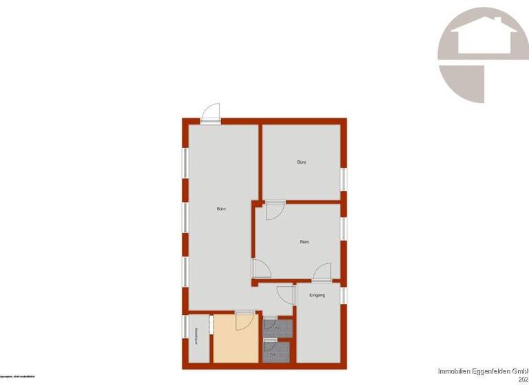 Bürofläche zur Miete 670 € 3 Zimmer 60 m² Bürofläche Eggenfelden 84307