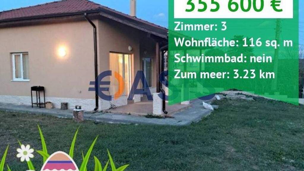 Haus zum Kauf provisionsfrei 355.600 € 3 Zimmer 116 m² ulica Trakiya 10 ?. ?????????? 8146