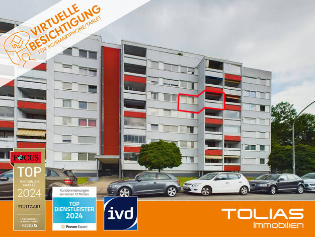 Wohnung zum Kauf 170.000 € 2 Zimmer 59 m² 4. Geschoss Stuttgart 70565