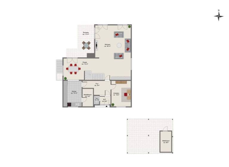 Einfamilienhaus zum Kauf 279.000 € 5 Zimmer 157 m² 2.214 m² Grundstück Dipshorn Vorwerk 27412