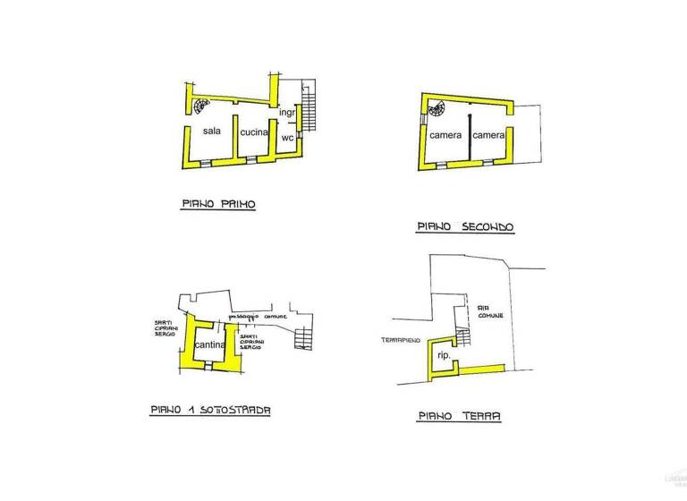 Reihenmittelhaus zum Kauf 60.000 € 4 Zimmer 72 m² Bagnone 54021