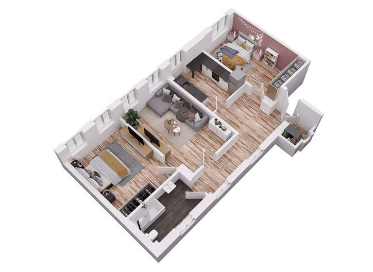 Wohnung zur Miete 550 € 3 Zimmer 83 m² 1. Geschoss Quedlinburg 06484