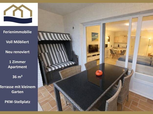 Wohnung zum Kauf 169.000 € 1 Zimmer 36 m² EG Dangast Varel 26316