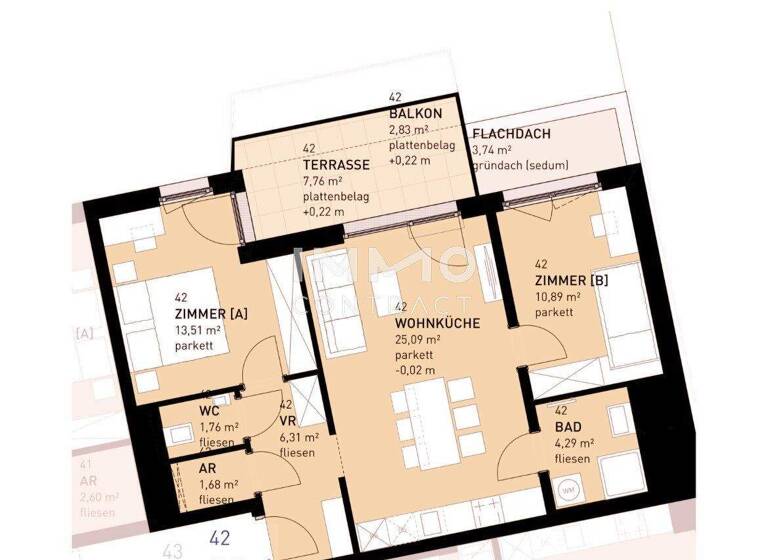 Wohnung zum Kauf - Erstbezug provisionsfrei 408.000 € 3 Zimmer 63,5 m² frei ab sofort Wien 1220