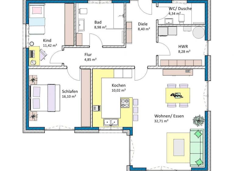Bungalow zum Kauf 329.000 € 3 Zimmer 105 m² 482 m² Grundstück Löhne 32584