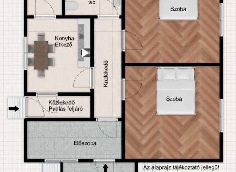 Einfamilienhaus zum Kauf 57.500 € 2 Zimmer 64 m² 1.376 m² Grundstück Polgárdi