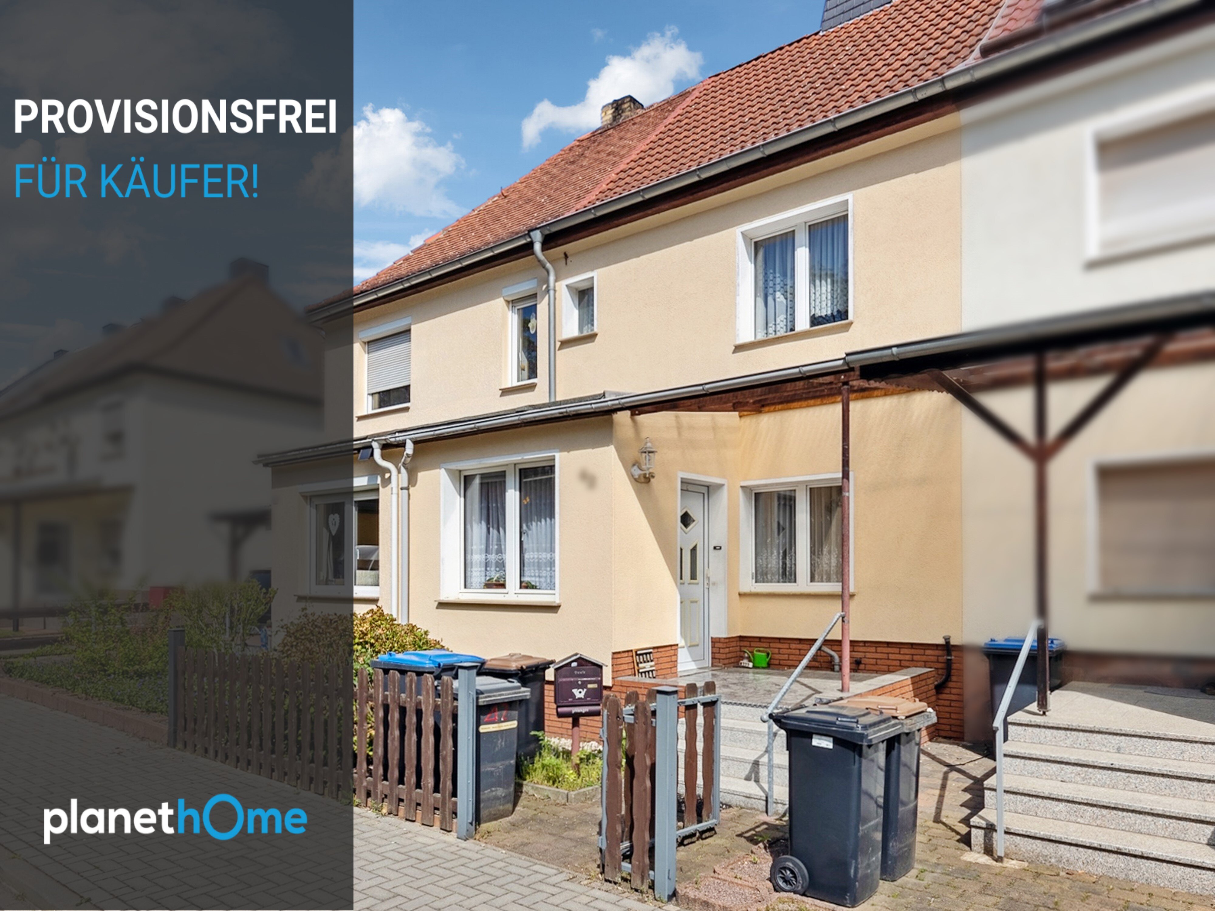 Reihenmittelhaus zum Kauf provisionsfrei 69.500 € 3 Zimmer 80 m²<br/>Wohnfläche 371 m²<br/>Grundstück Bitterfeld Bitterfeld 06749