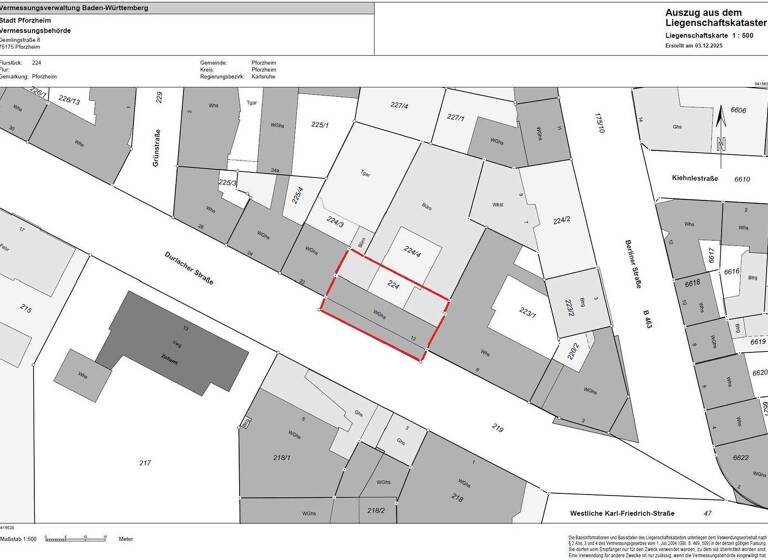 Wohnung zum Kauf 270.000 € 3 Zimmer 85,4 m² frei ab 01.03.2026 Brötzingen Pforzheim 75179
