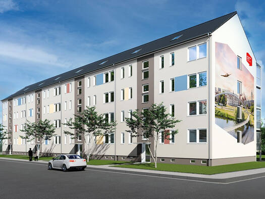 Wohnung zur Miete 490 € 3 Zimmer 59,2 m² 2. Geschoss frei ab 01.12.2026 Amalienstraße 26 Innenstadt Dessau-Roßlau 06842