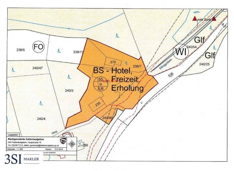 Grundstück zum Kauf 2.150.000 € 12.884 m² Grundstück Ellinggraben Kaltenleutgeben 2391