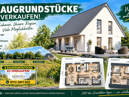Einfamilienhaus zum Kauf - Erstbezug 575.000 € 5 Zimmer 145 m² 1.200 m² Grundstück frei ab sofort Birkenweg 10 Fahrenholz Ziesendorf 18059