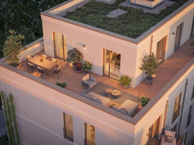 Penthouse zum Kauf - Neubau 1.399.000 € 3 Zimmer 95,8 m² 3. Geschoss Uhlenhorst Hamburg 22085