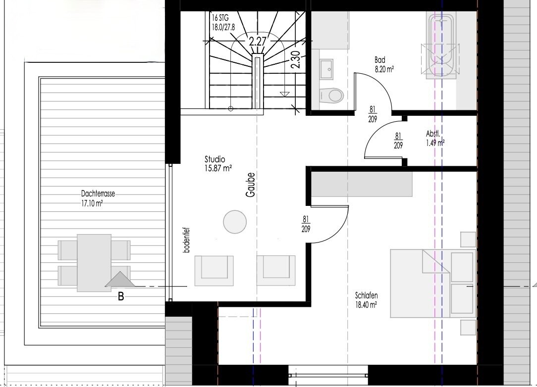 Maisonette zur Miete 1.600 € 3 Zimmer 131,1 m²<br/>Wohnfläche 1.<br/>Geschoss ab sofort<br/>Verfügbarkeit Dragonerstraße 15 Dragonerstraße Oldenburg 26135