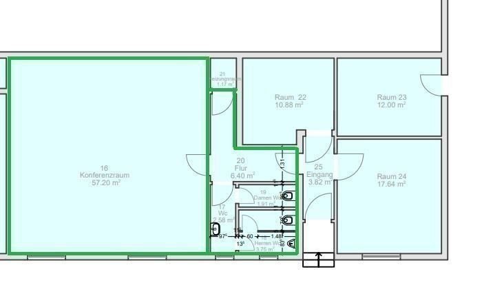 Bürofläche zur Miete provisionsfrei 12,50 € 1 Zimmer 71,8 m²<br/>Bürofläche Am Flugplatz Haus 8 Egelsbach 63329