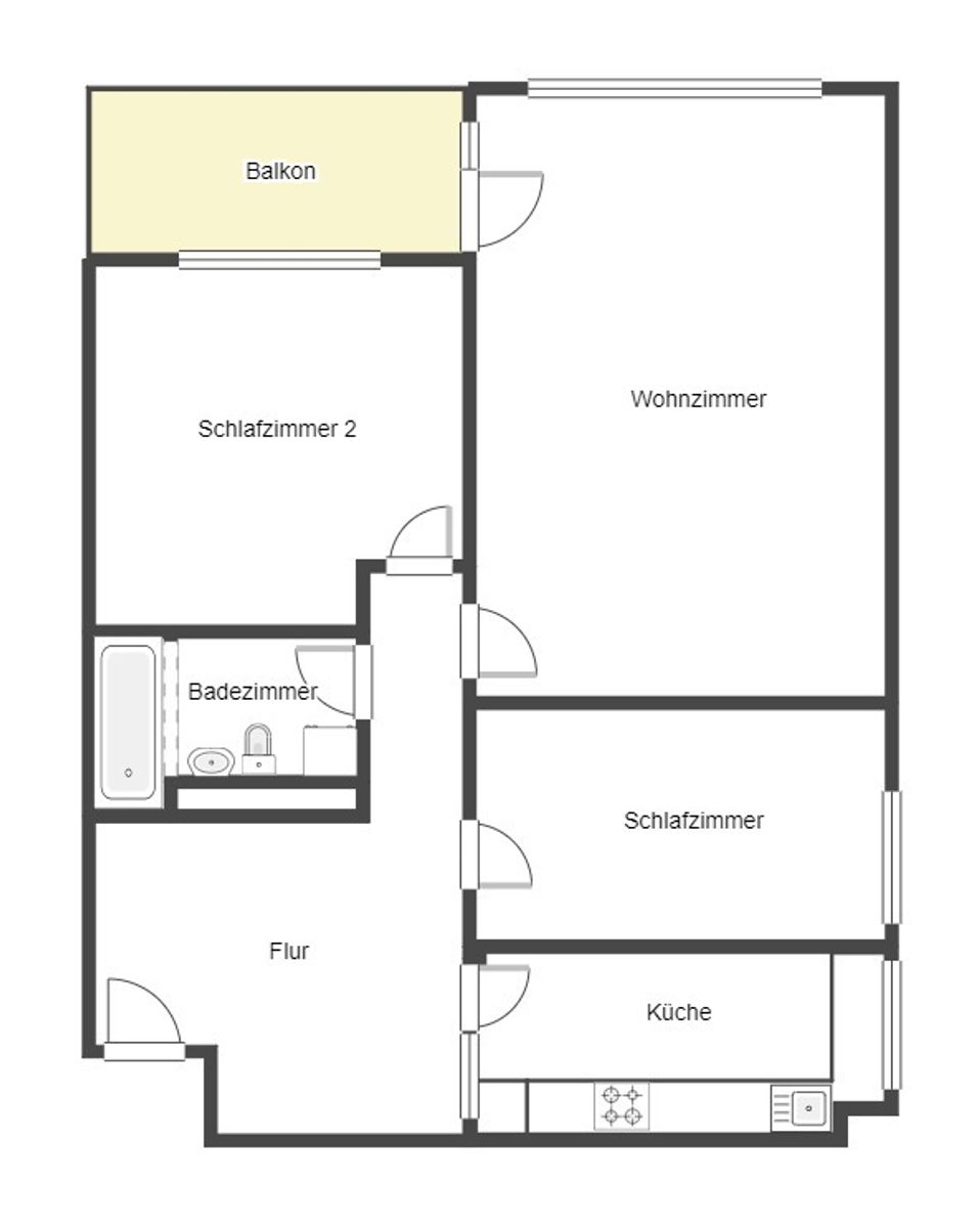 Wohnung zum Kauf 199.000 € 3 Zimmer 78,3 m²<br/>Wohnfläche 9.<br/>Geschoss Steinberg Dietzenbach 63128