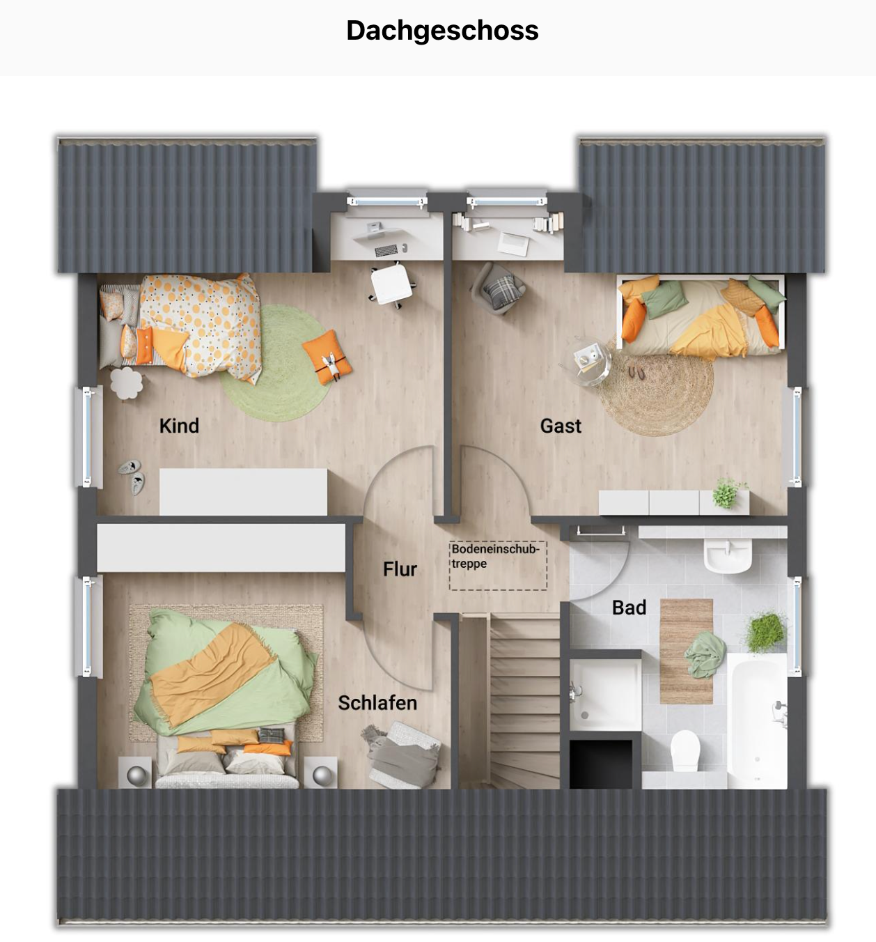 Immobilie in Bad Berneck im Fichtelgebirge - Town & Country Flair 113 – modernes Familienhaus mit 5 Zimmern | Grundstück 959 m² in Bad Berneck i.F. - Bild 3